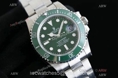 OR Factory V2 Submariner Rolex Hulk Replica Watch with ETA2836 Movement watches