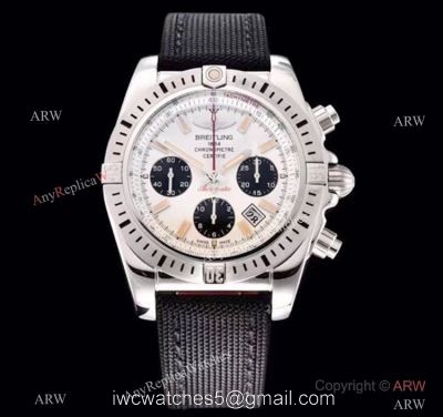 GF Replica Breitling Chronomat Aermacchi Asia 7750 Watch SS Panda Face watches