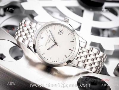 Fake Patek Philippe Calatrava White Dial Stainless Steel Watches 42mm watches
