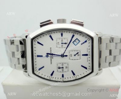 Vacheron Constantin Copy Watch Stainless steel Chronograph Blue Stick watches