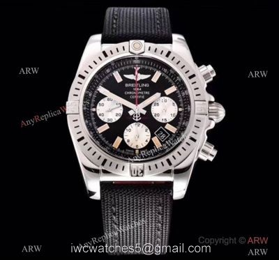 BaselWorld Breitling Chronomat Aermacchi SS Black Dial Watch GF Factory watches