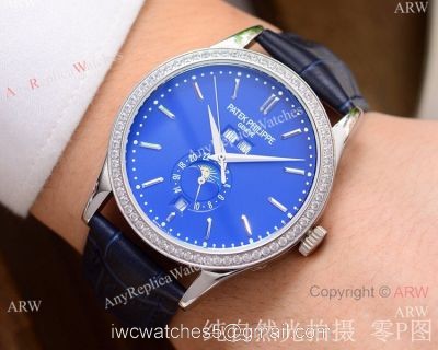 Patek Philippe Geneve Calatrava Blue Dial Watch Best Knock off Watches China watches