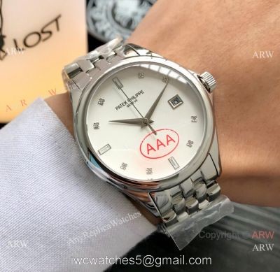 Patek Philippe Geneve Calatrava Stainless Steel 40mm Watches Copy watches
