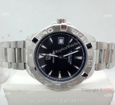 Replica Tag Heuer Aquaracer Stainless Steel Black Dial Quartz Watch watches