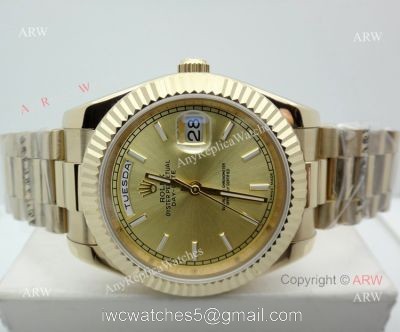 High Quality Replica Presidential Rolex Day-Date All Gold Watch 40mm watches