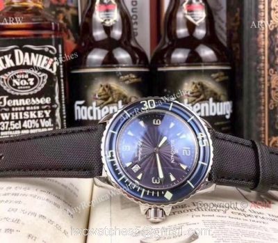 Copy Blancpain Fifty Fathoms Quartz Watch Blue Dial Blue Bezel watches