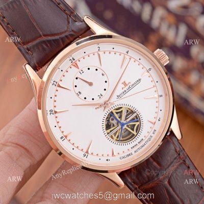 High Quality Jaeger LeCoultre Master Grande Tradition A Tourbillon Watch Rose Gold 41mm watches