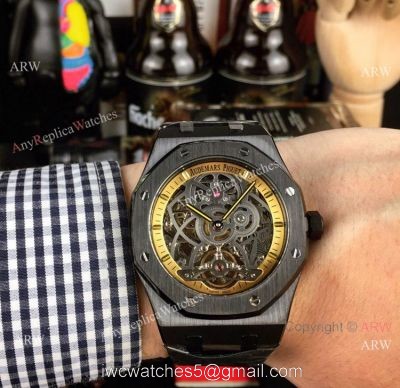 New Style Fake AP Skeleton Watch Audemars Piguet Royal Oak Gold Inner Watch watches