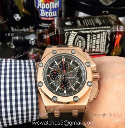 Japan Grade Copy Audemars Piguet Royal Oak offshore Michael Schumacher Watch Rose Gold watches
