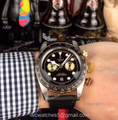 Tudor Heritage Black Bay 2-Tone Black Bezel Automatic Watch Best Replica watches