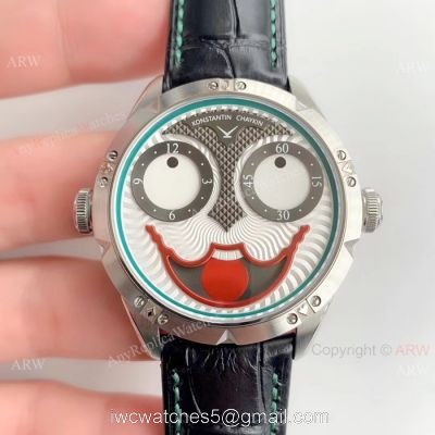 Swiss Replica Konstantin Chaykin Joker V2 Watch SS White Joker Face watches