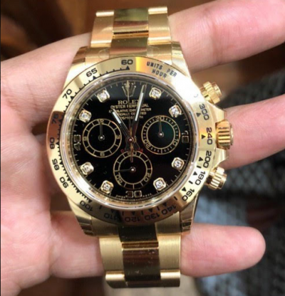 Rolex Watch from AR Watch Factory / Daytona Yellow Gold Diamond Watch (904L) watches