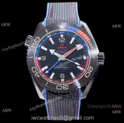 Omega Seamaster Planet Ocean Deep Black 8906 VSF Black Dial Watch Super Clone watches