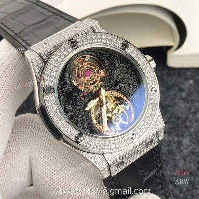 Best Hublot Classic Fusion Tourbillon Iced Out Watch Hublot Knock off watches