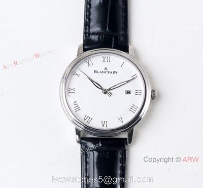 Swiss Grade Replica Blancpain Villeret Ultraplate Lovers Watch White Dial watches