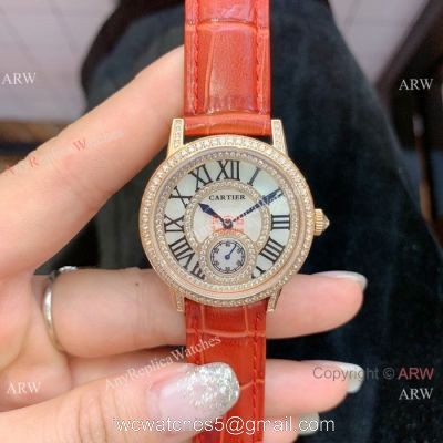 Cartier fashion watches for Women Gold Diamond Case watches