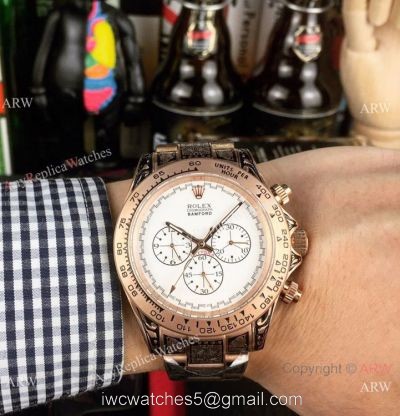 Rolex Bamford Daytona Rose Gold 42mm Watch Vintage Rolex Replica Watches watches