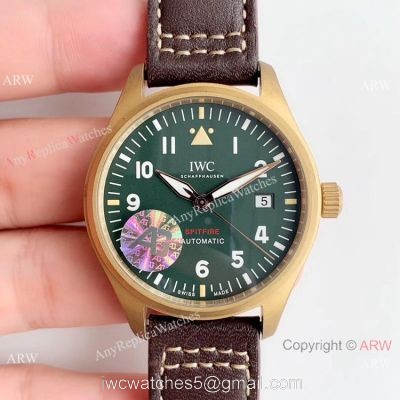 Grade A Replica IWC Big Pilot Spitfire Swiss 2892 Watch Bronzo Case watches