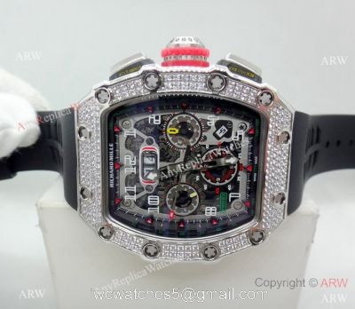 New Replica Richard Mille AAA RM 11-03 Diamond Watch watches