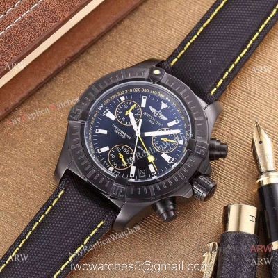 Top Grae Replica Breitling Avenger Seawolf Chrono Watch Black and Yellow watches