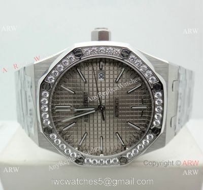 Best Copy Audemars Piguet Royal Oak 44mm Watch Stainless Steel Diamond bezel watches