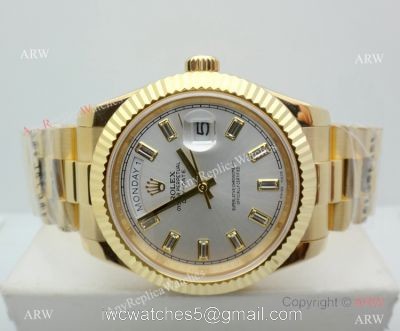 Replica Rolex Presidential Diamond Day-Date 40mm Yellow Gold Watch watches