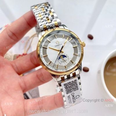 New Omega De Ville Fake Hour Vision Moonphase Watch 40mm watches