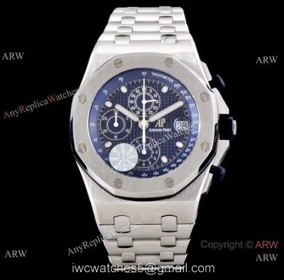 JF Factory Audemars Piguet Royal Oak Offshore 25th Anniversary 26237 Blue Dial Watch watches