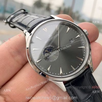 Copy Jaeger LeCoultre Master Swiss 8217 Watch SS Gray Rhodium Dial watches