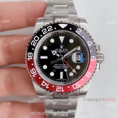 Noob Factory Rolex GMT-Master II &8216;COKE Watch V3 version AAA Replica watches