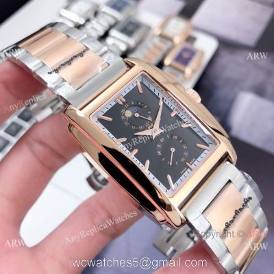 Copy Patek Philippe Gondolo Moon Phase Watch Two Tone Rose Gold 38mm watches