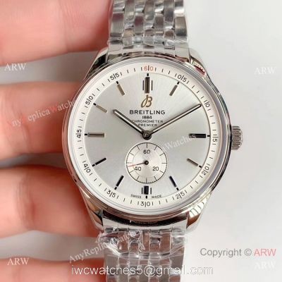 Swiss Grade Breitling Premier Stainless Steel Men Watch / Best Replica Watches China Dealer watches