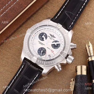 New Style Breitling Avenger Seawolf Chronograph Men Watch White Face watches