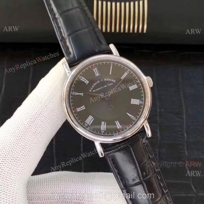 Copy A.Lange Sohne Black Dial Men Watches Swiss Quality watches