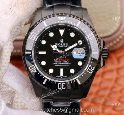 Swiss ETA2824 Rolex Sea Dweller 50th Anniversary Replica Watch Blacksteel watches