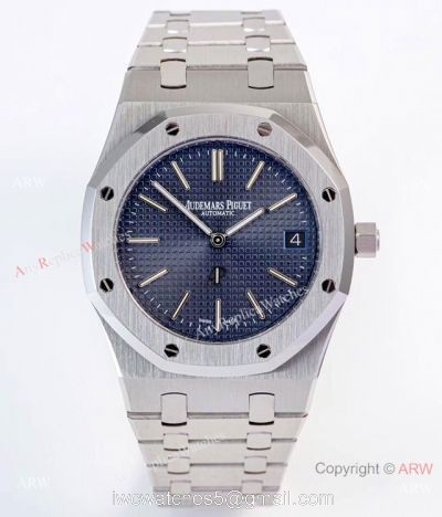 New Audemars Piguet Royal Oak Extra-Thin Ref.15202 Watch Blue Dial watches