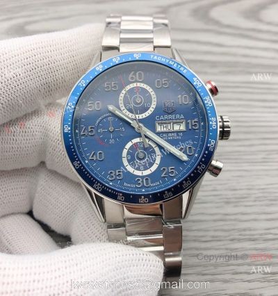 Clone TAG Heuer Carrera Calibre 16 Automatic Watch Blue Dial watches