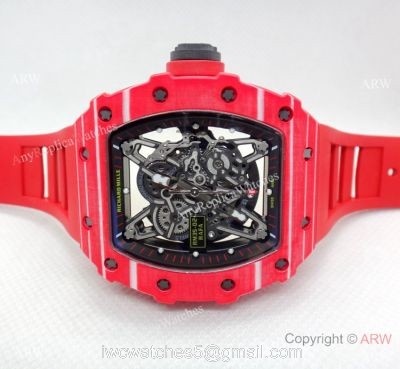 Swiss Grade 1 Richard Mille RM35-02 Rafael Nadal Watches Rubber Strap watches