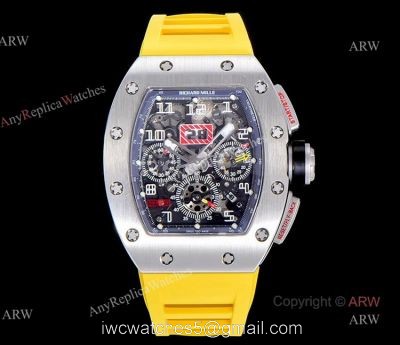 KV Factory Replica Richard Mille RM011-FM Black Kite Flyback Chronograph Watch watches
