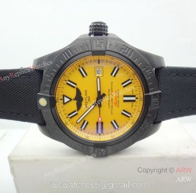 New Replica Breitling Avenger II Seawolf Yellow Dial Watch watches