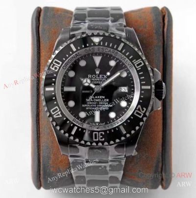 ROF New! Rolex Blaken Deepsea Sea-Dweller 44mm Ceramic Bezel Watch watches