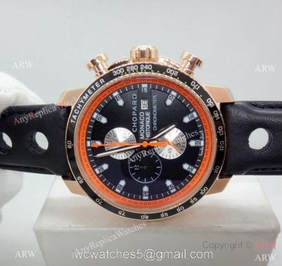 Low Price Replica Chopard Monaco historique Rose Gold Chronograph Watch watches