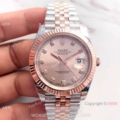 (EW) Swiss Copy Rolex Datejust II 41 2-Tone Rose Gold Jubilee Watch 126331 watches