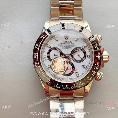 Copy Rolex Daytona 40 Stainless Steel Black Ceramic Bezel watches watches