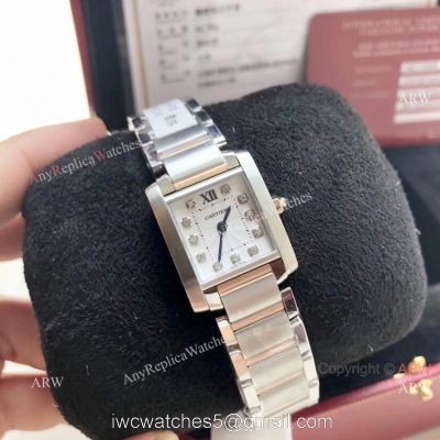 Copy Cartier Tank CC708177 Two Tone Rose Gold 25mm watch for Sale watches