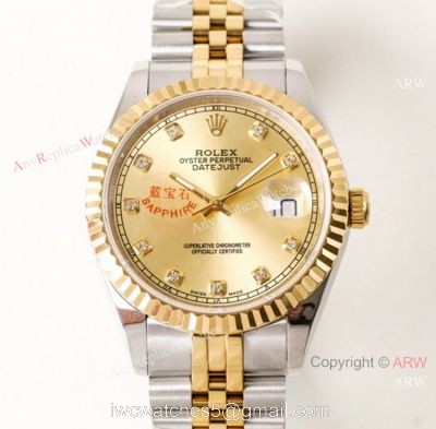 N9 Factory Rolex Oyster perpetual DateJust 2-Tone Jubilee watch 39mm watches