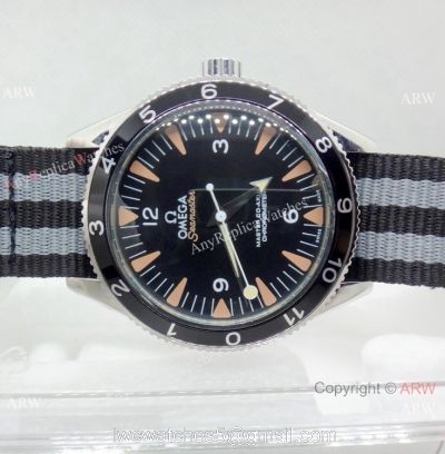 Omega Seamaster 300 Spectre Watch Replica Nato Strap Stainless Steel Case watches