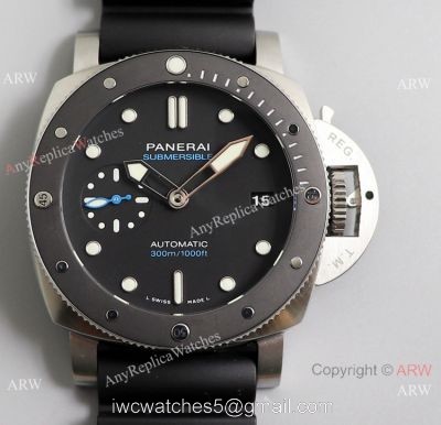 (VS)Panerai Submersible 42MM PAM00683 VS Factory Black Bezel Watch Medium Size watches