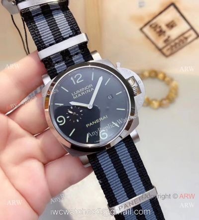 Best Replica Panerai Luminor Marina Black Dial Nato Strap Mens Watch watches