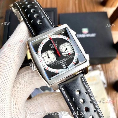 Buy Fake Tag Heuer Monaco Calibre 12 Watch Ss Black Dial watches